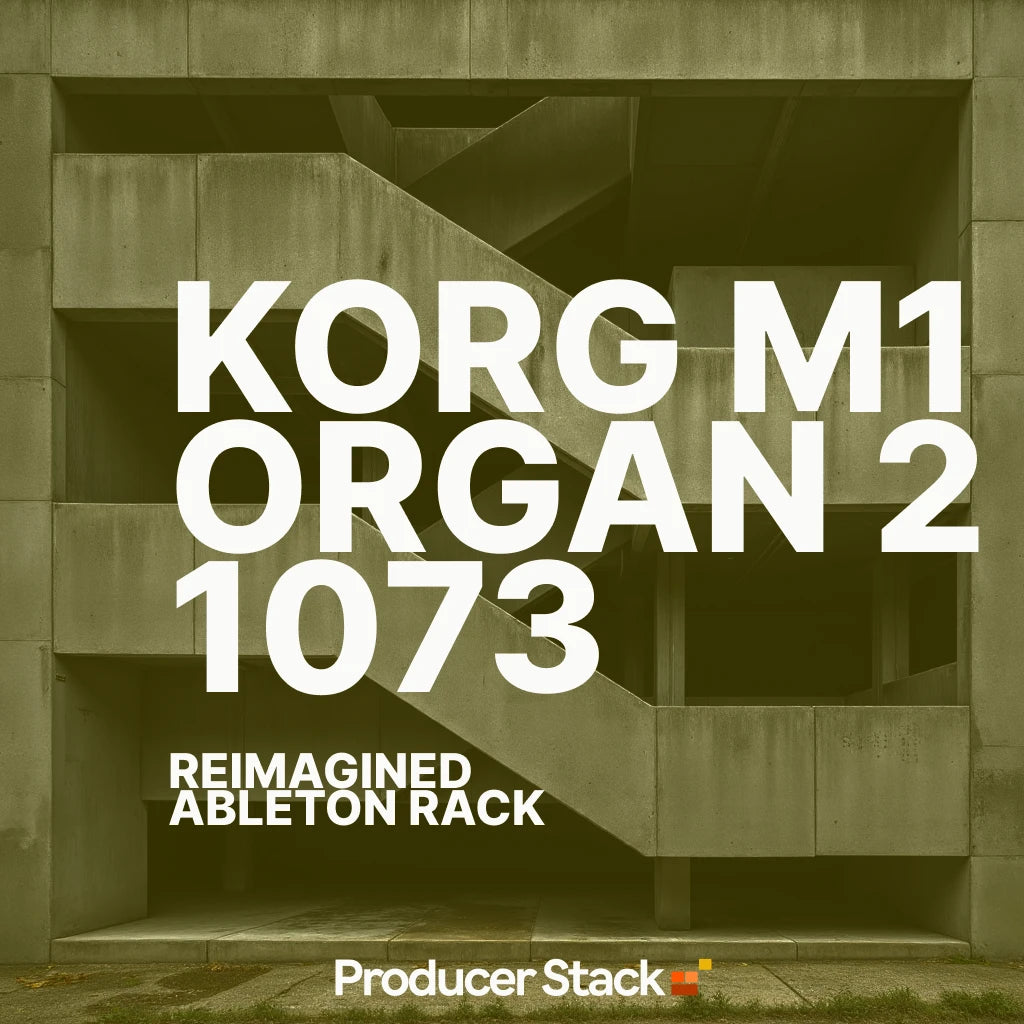 Promotional Image for The Korg M1 Organ 2 1073 Serum 2 Preset and Ableton Live Rack from ProducerStack.com