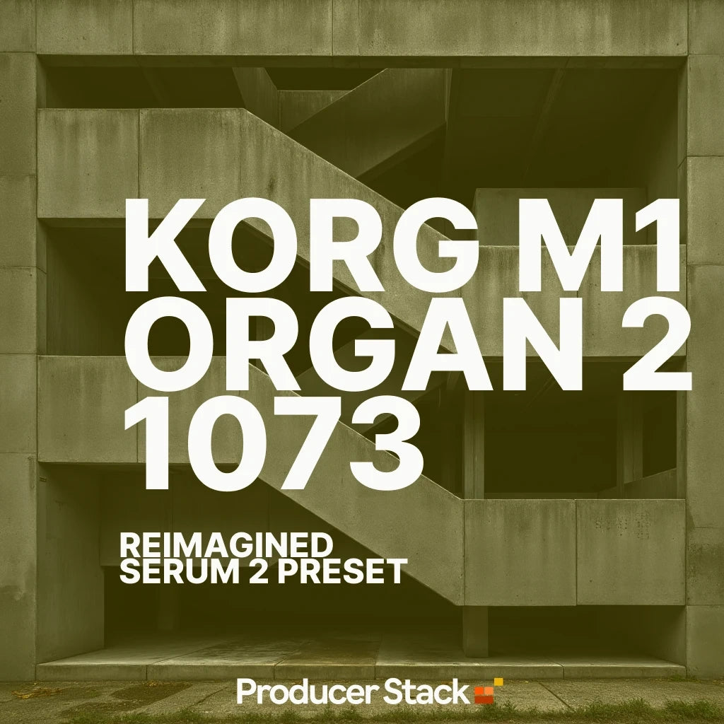 Promotional Image for the Korg M1 Organ 2 1073 | MultiSample Preset for Serum 2 and Ableton Live