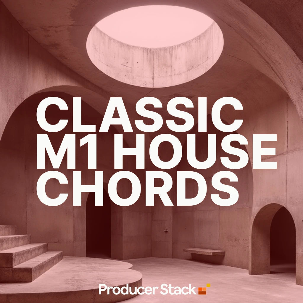 Product Cover image from the ProducerStack.com Sample Pack Classic M1 House Chords Volume 1