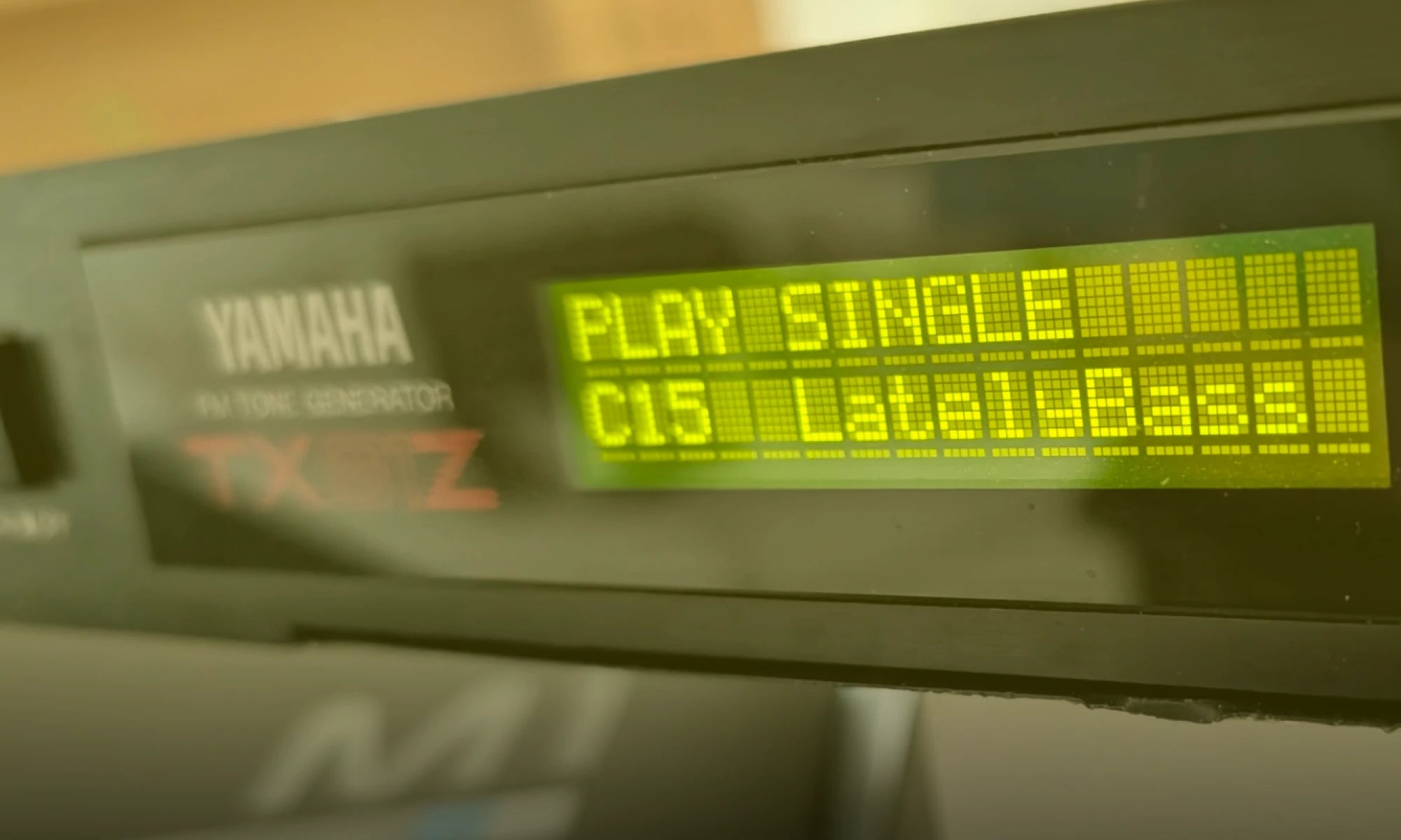 Image of original TX81Z Hardware LATELY BASS Preset for digital download by Producer Stack