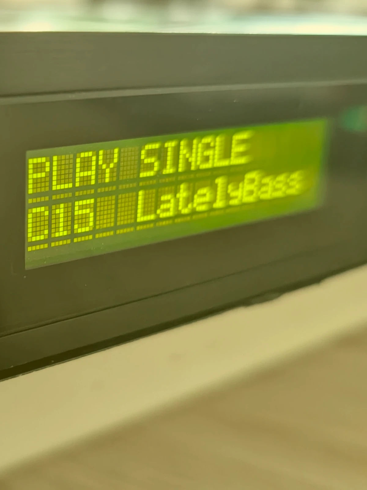 Image of original TX81Z Hardware LATELY BASS Preset for digital download by Producer Stack