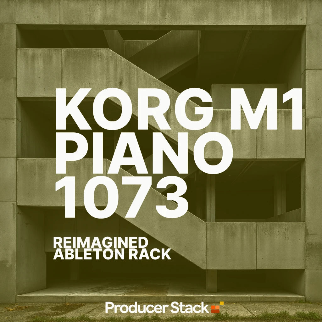 Promotional Image for the Korg M1 Piano 16 1073 Serum 2 Preset from ProducerStack.com