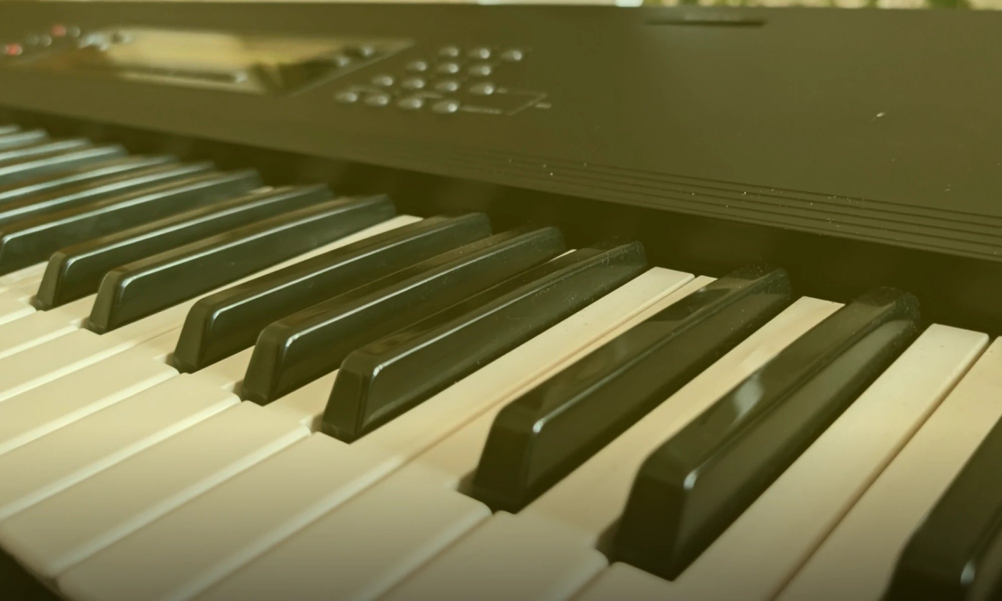 Close Up of Korg M1 Workstation