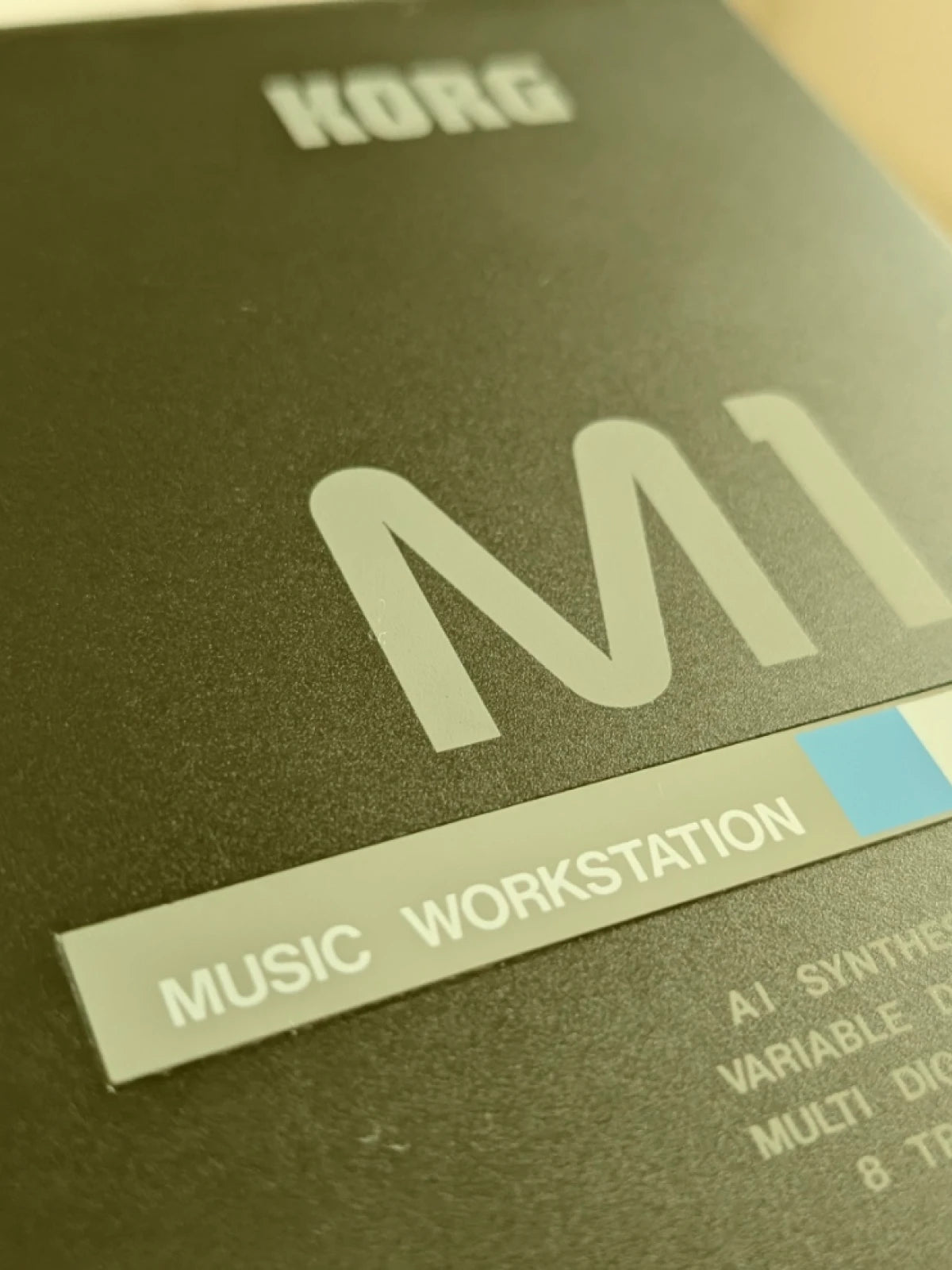 Close up of Korg M1 Workstaion