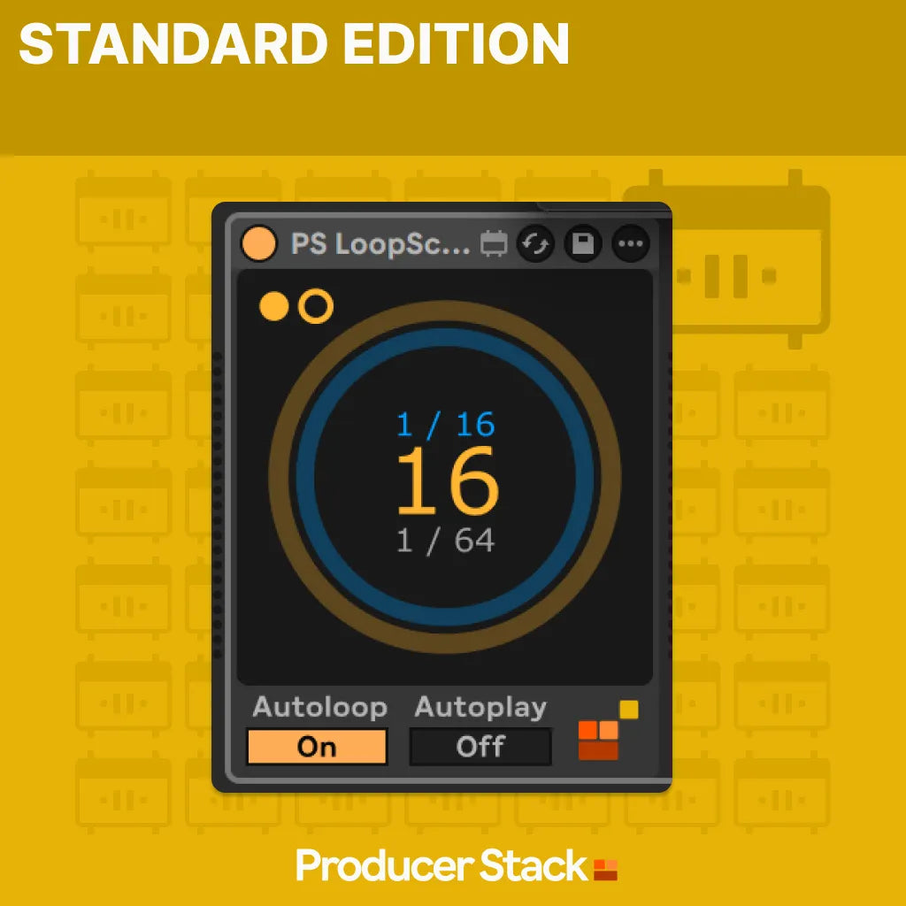 Promotional image for LoopScope, a Max for Live Midi Device from Producerstack.com