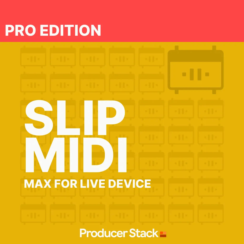 Slip, Nudge MIDI Notes by Milliseconds Max for Live Device for Ableton Live 12