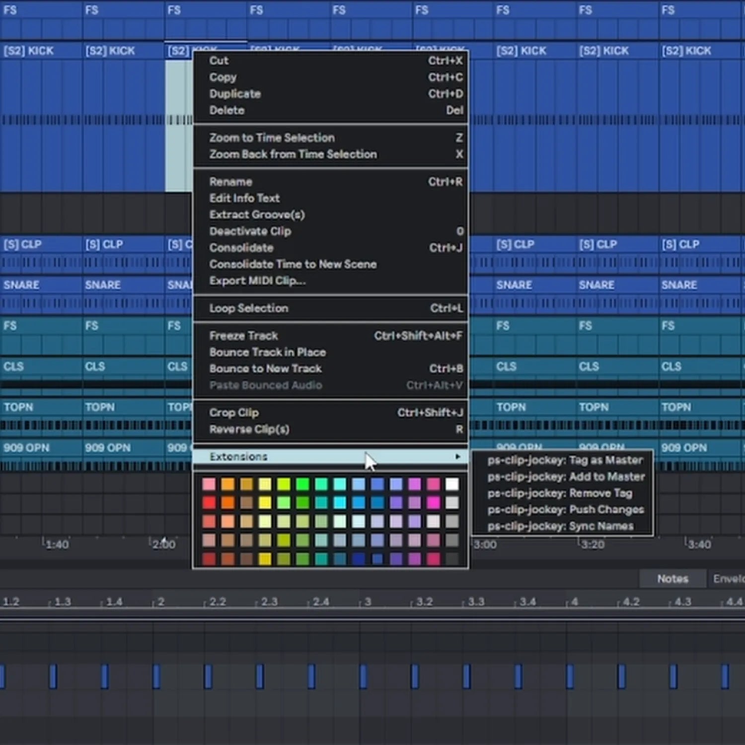 PS Clip Jockey beta Ableton Live extension by ProducerStack