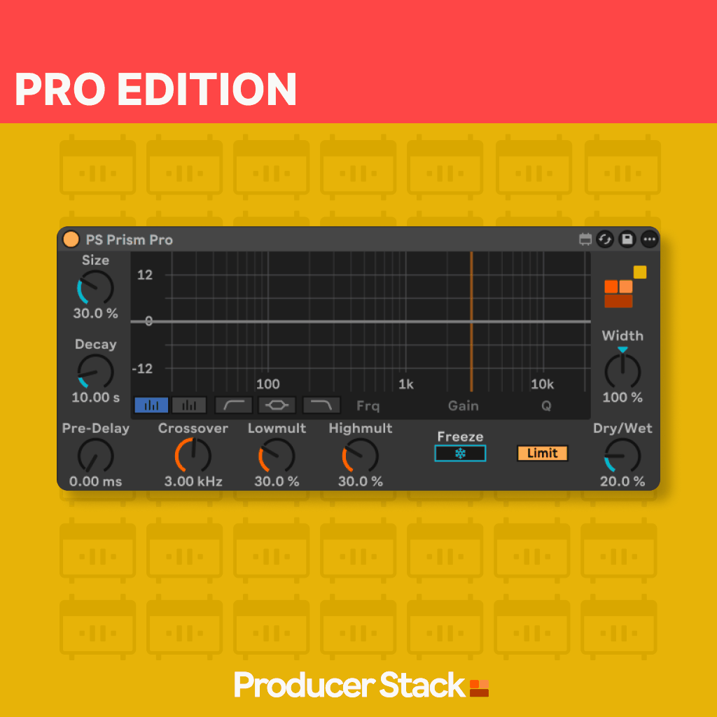 Prism Reverb Max for Live Audio Device