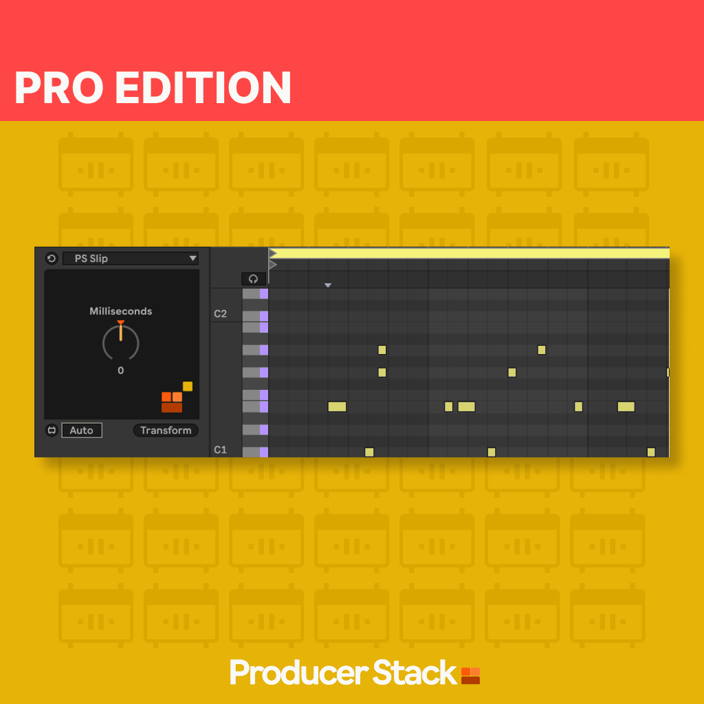 Nudge MIDI Notes by Milliseconds | Slip for Ableton Live