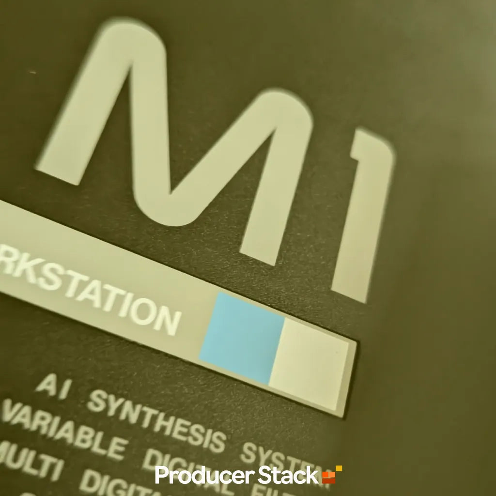 Korg M1 workstation, the source hardware sampled for the House Keys Essentials MPC Expansion piano and organ by ProducerStack
