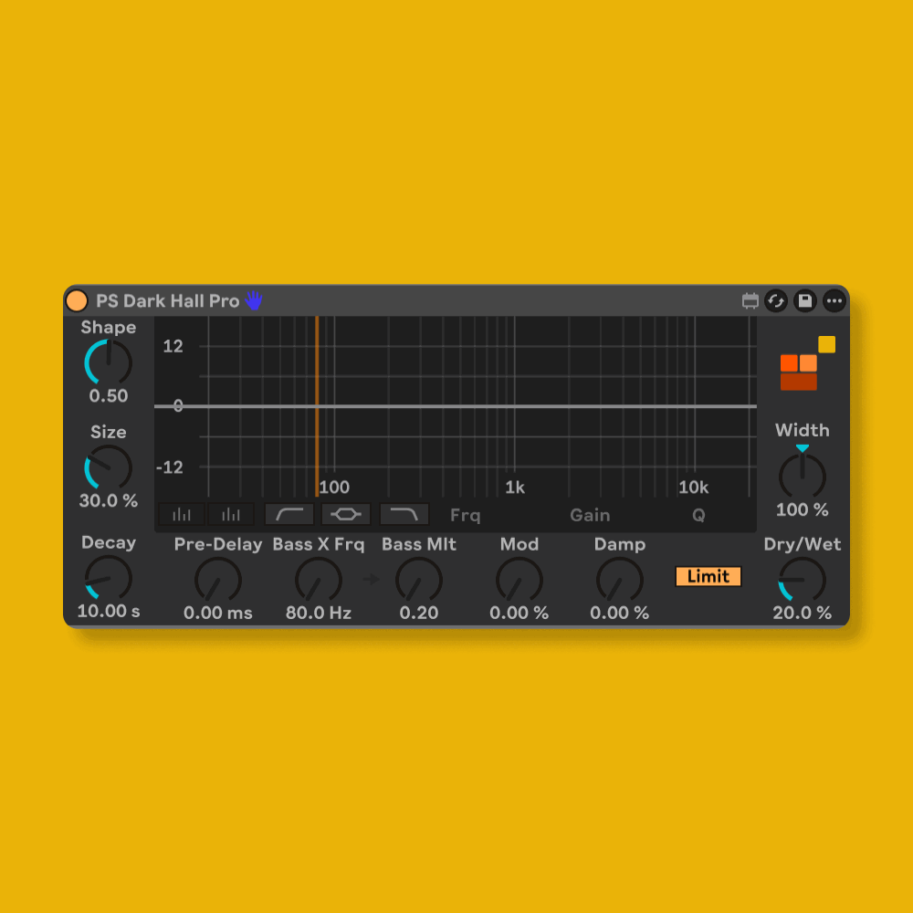 Dark Hall Reverb Max for Live Audio Device for Ableton