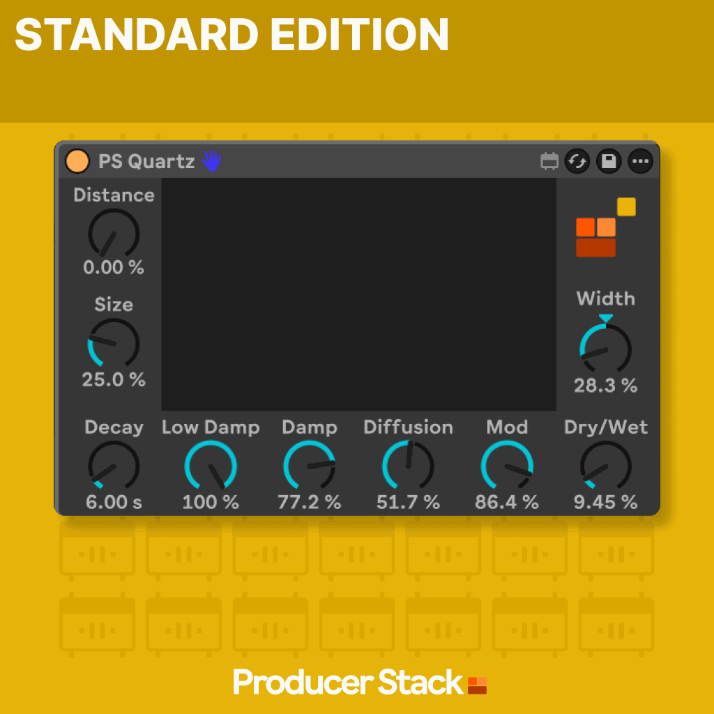 Quartz Reverb Max for Live Audio Device