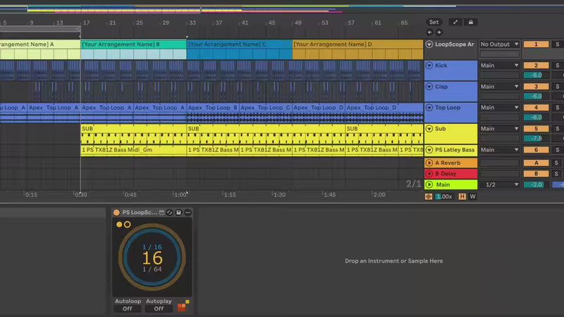 Video demonstrating how LoopScope Max for Live device from ProducerStack.com works